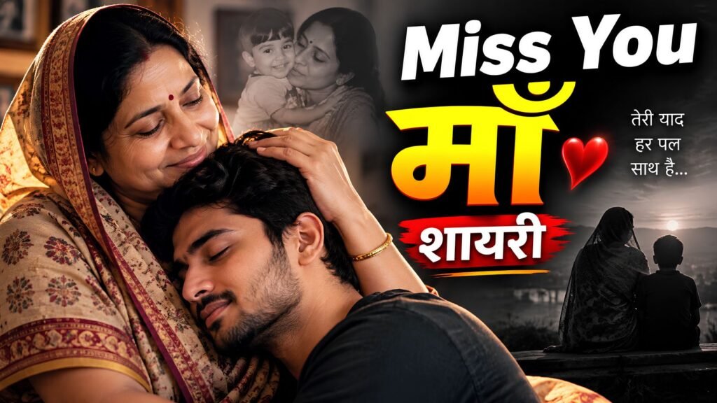 miss you maa shayari in hindi